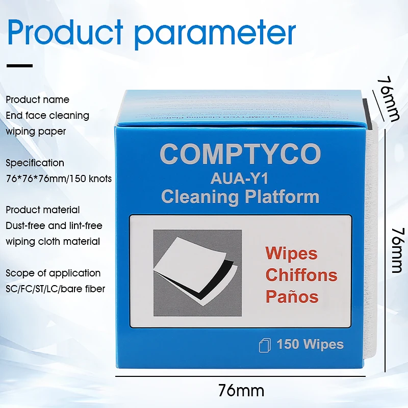 Инструмент для очистки волоконной бумаги без пыли волоконно-оптическая бумага