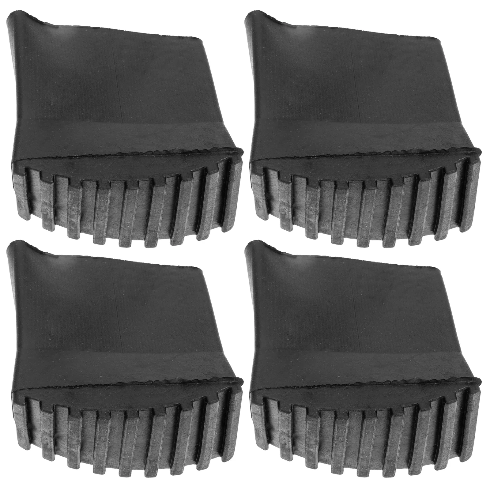 

4 Pcs Chair Leg Floor Protectors Ladder Foot Cover Protective Boots Non-slip Pads Rubber Feet Covers