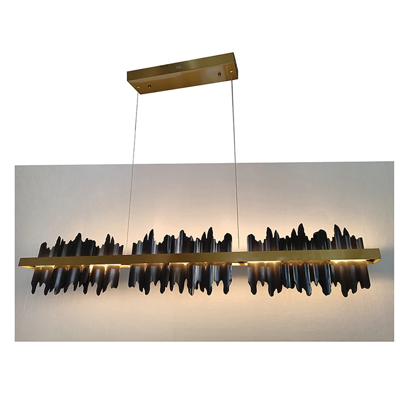 Современная Минималистичная светильник стра для ресторана роскошная