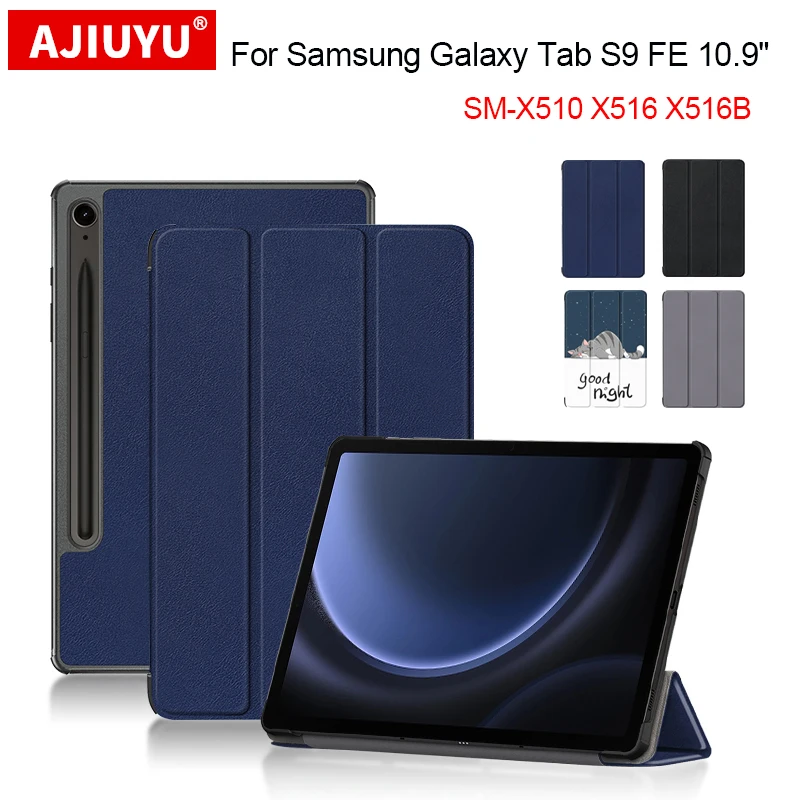 

Чехол для планшета Samsung Galaxy Tab S9 FE 10,9 дюйма 2023, защитный чехол для детей Galaxy Tab S9 FE SM-X510 X516 X516B, чехол-подставка