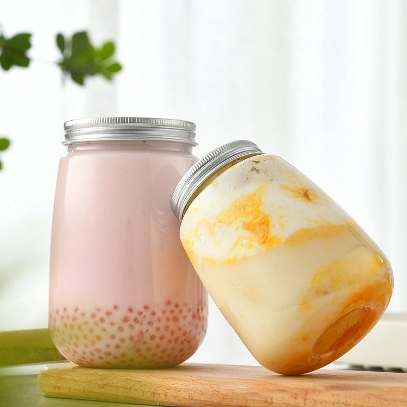 

350/500ml Milk Tea Juice Cold Drink Bottle Transparent U-Shaped Plastic Bottle Transparent Juice Drink Bottle Dispenser Cup
