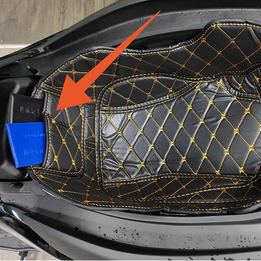 Кожаная защита для мотоцикла Yamaha NMAX чехол на заднее сиденье прочный аксессуар из