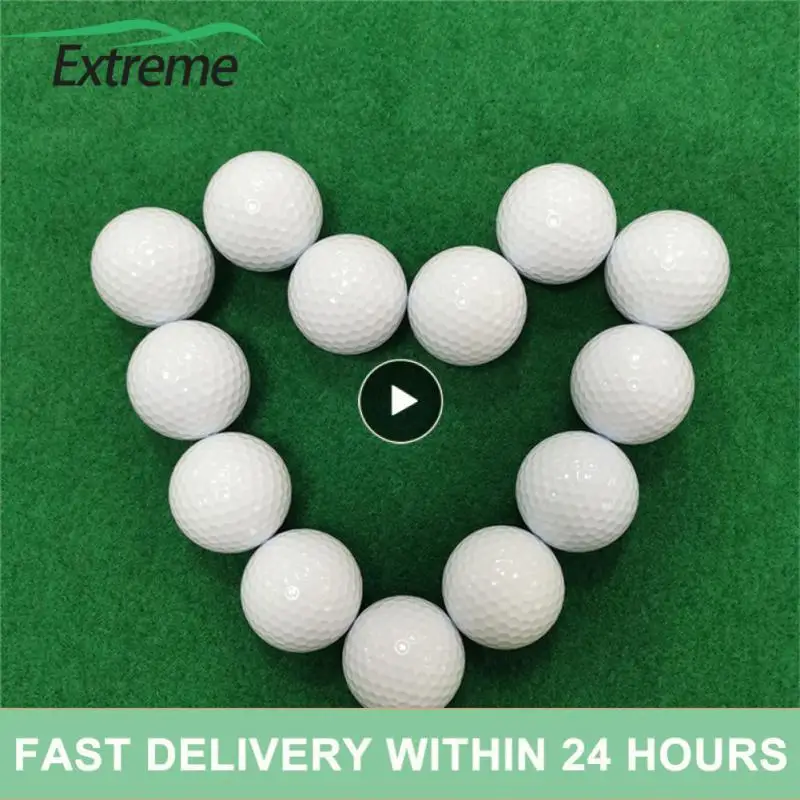 

45-46g 332 Hole Game Ball Golf Ball High Elastic Golf Practice Balls Golf Accessories White Sand Material Leather