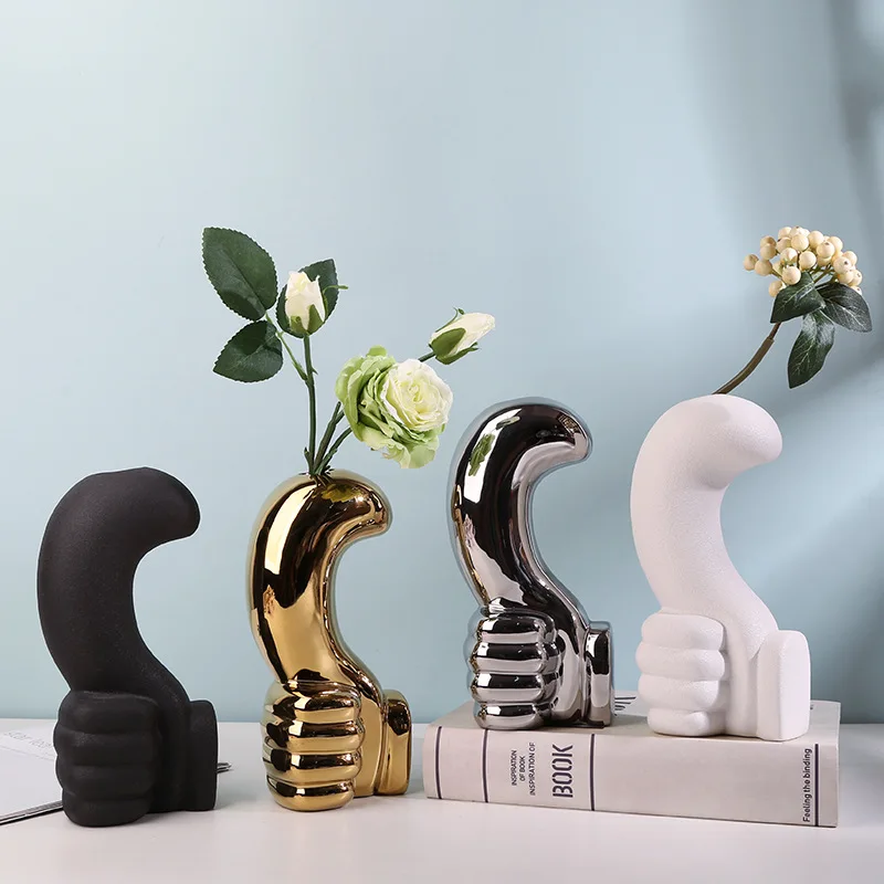 

Modern Vase Decor Creative Ceramic Flower Vases Decoration Rustic Home Decor Aesthetic Room Decor Vase Decoration For Home