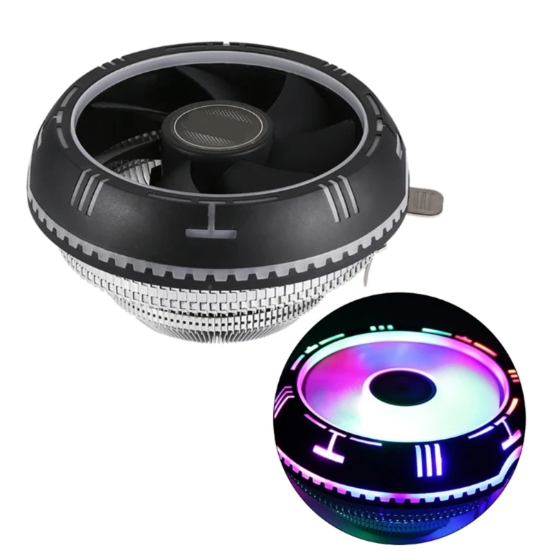 

Светодиодный воздухоохладитель ЦП, воздушный охладитель ЦП, медные тепловые трубки, отличное рассеивание тепла, алюминиевый радиатор 1151i3, тихий вентилятор ЦП