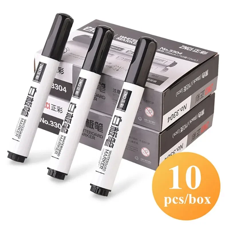 

Маркеры для досок, 10 шт., красный, синий, черный, пластиковые