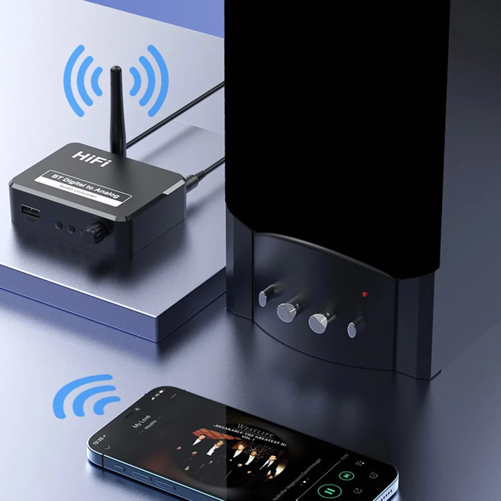 

Практичный звуковой цифро-аналоговый аудиопреобразователь Bluetooth-совместимый приемник бытовые необходимые инструменты для подарка маме