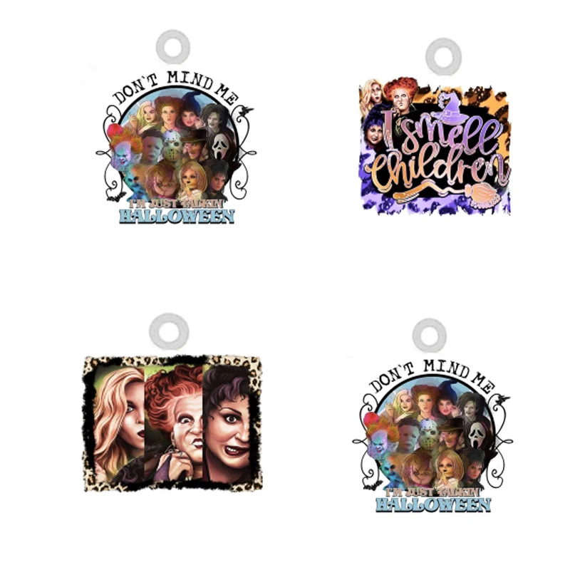 

10 шт., детские акриловые подвески в виде ведьмы