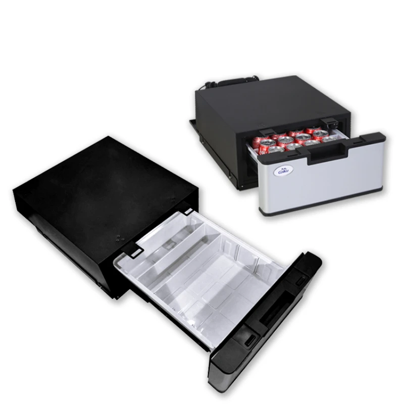 

FOR Caravan Car RV Small Built-in Mini 12V 24V DC Drawer Fridge with 23L 40L for Truck