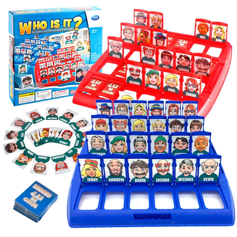 

Guess Who I Am Card Desktop Parent-child Interactive Game Exercise Logical Reasoning Guess Character Puzzle Children's Toys