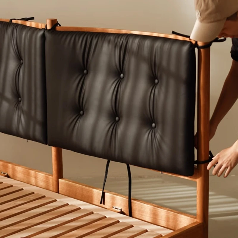 Кровать Harp современная и Простая кровать из массива дерева спинка главной