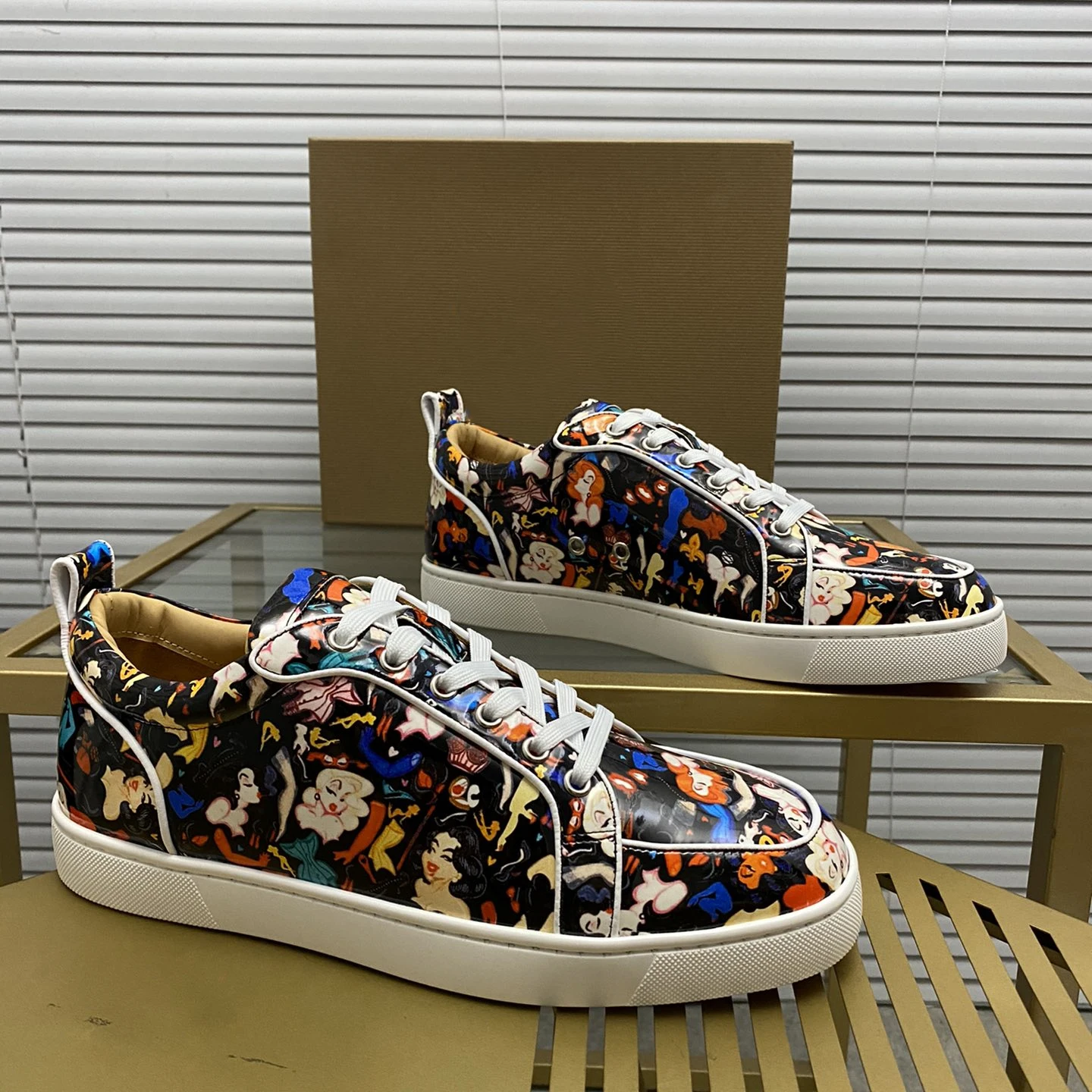 

Top Quality Red Sole Mens Casual Shoes Luxury Womens Leather Sneakers Unisex Fashion Trainers Youth Designer Canvas Shoes MD0097