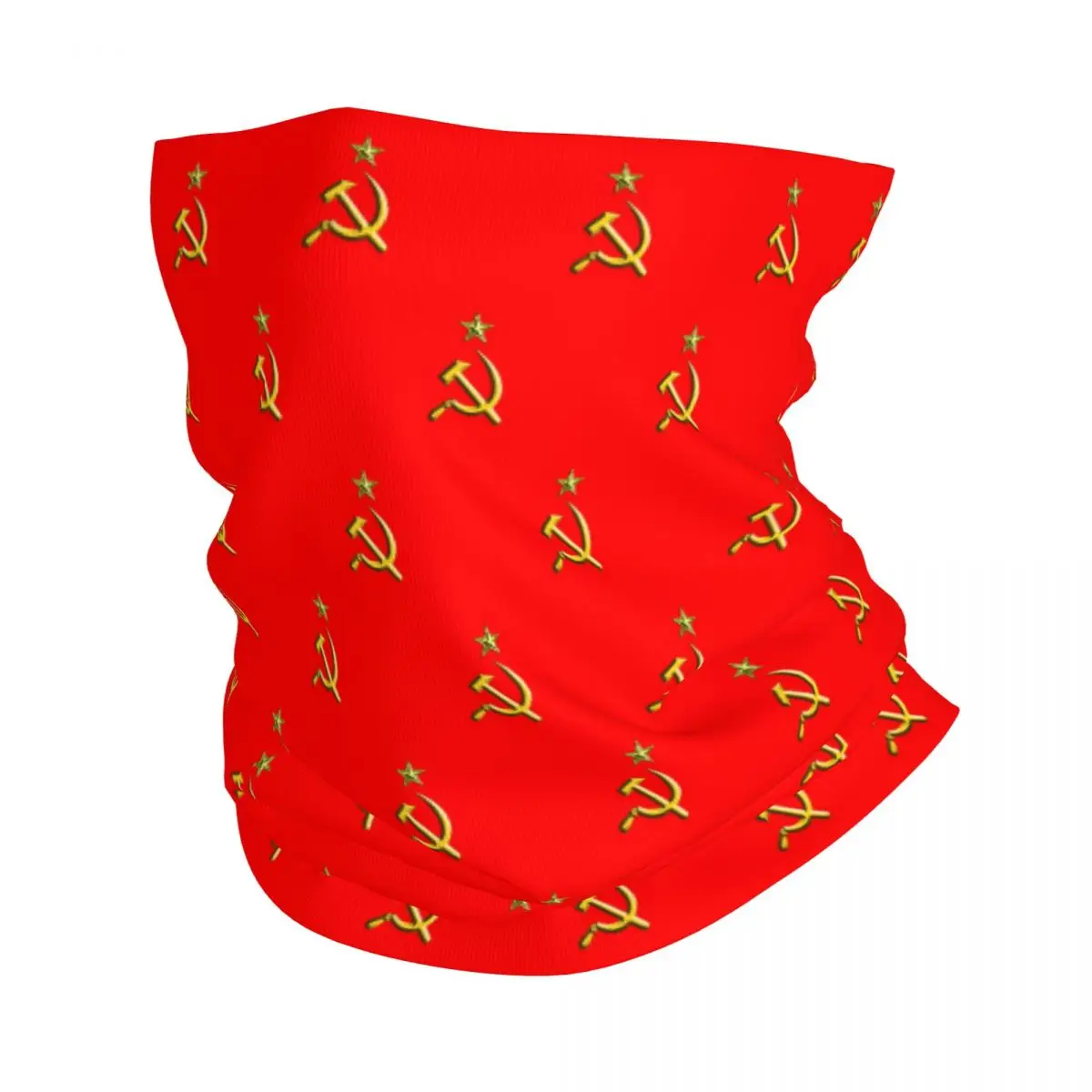 

Russia USSR Soviet Union Bandana Neck Gaiter Printed CCCP Hammer Sickle Balaclavas Mask Scarf Multi-use Cycling Adult Windproof