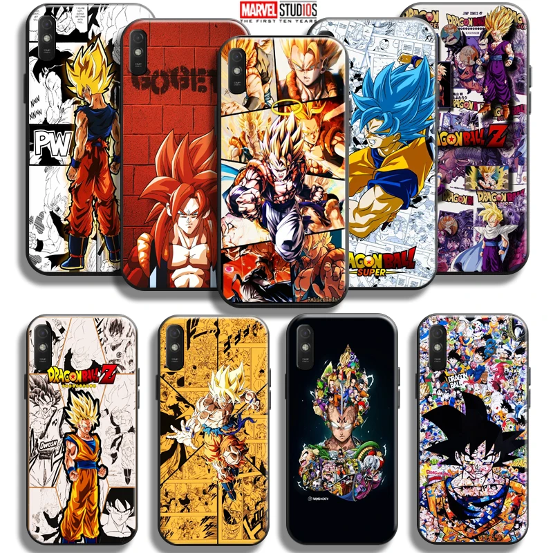 

Dragon Ball Comics Phone Case For Xiaomi Redmi 9A 9AT Liquid Silicon Funda Black Carcasa Back TPU