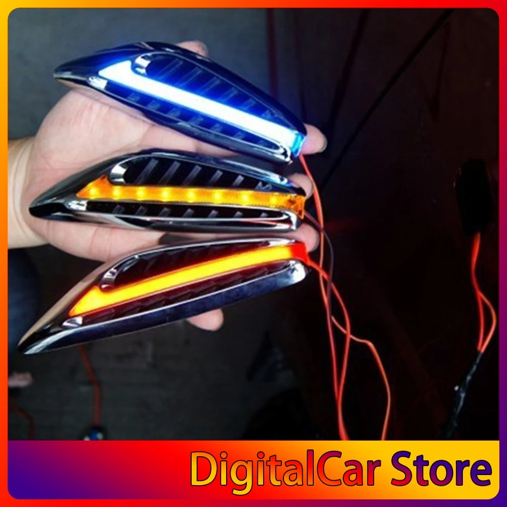 

1 Pair(2Pcs) Car Styling Universal 12V Car LED Turn Signal Light Lamps Blade Steering Light Fender Side Marker Light Hot