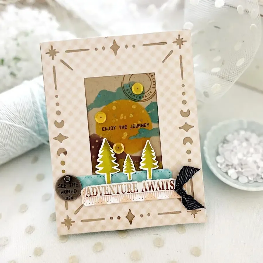 Вырубные штампы с изображением мест трафарет горячая фольга фотодекоративный