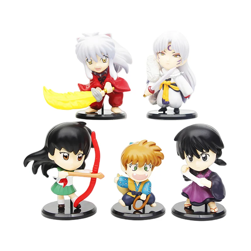 

5 шт./набор, фигурки героев аниме Инуяша кикико
