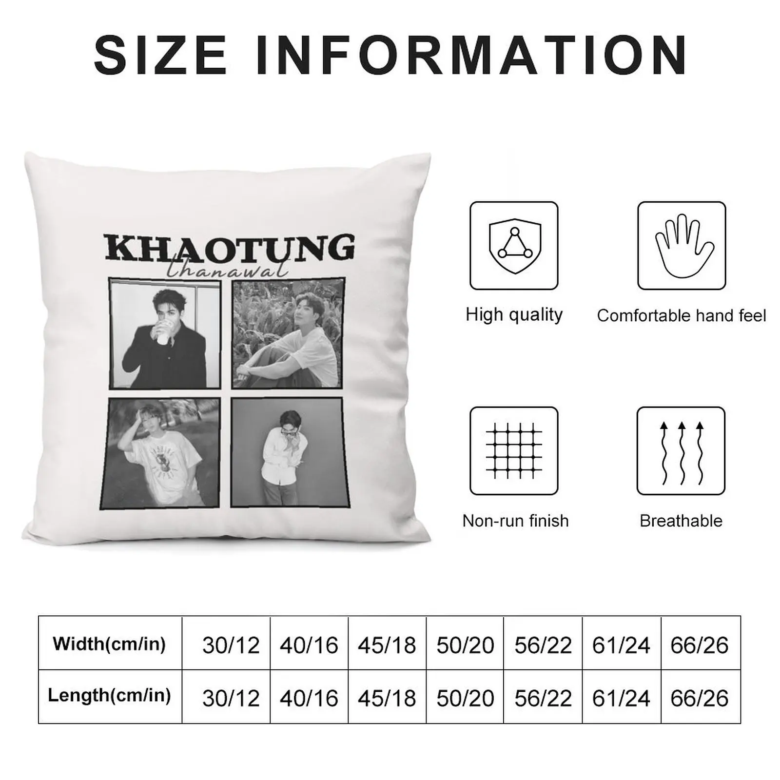 Плакат Khaotung этанават (только друзья) для концерта (белая версия) декоративная