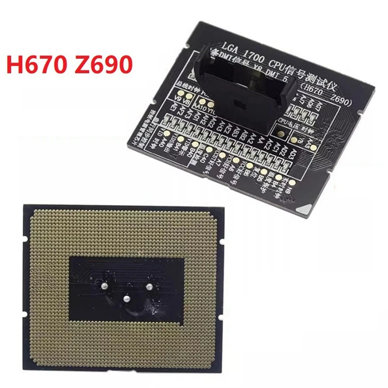 Фото Тестер процессорных сокетов LGA1700 32x8 H670 Z690, имитация нагрузки с LED-индикатором для ремонта материнских плат - ABVP №4