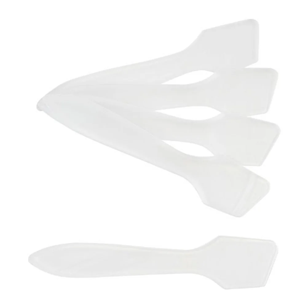 

100PCS Disposable Makeup Frosted Tip Spatula Spatula for Mixing and Sampling Facial Stick