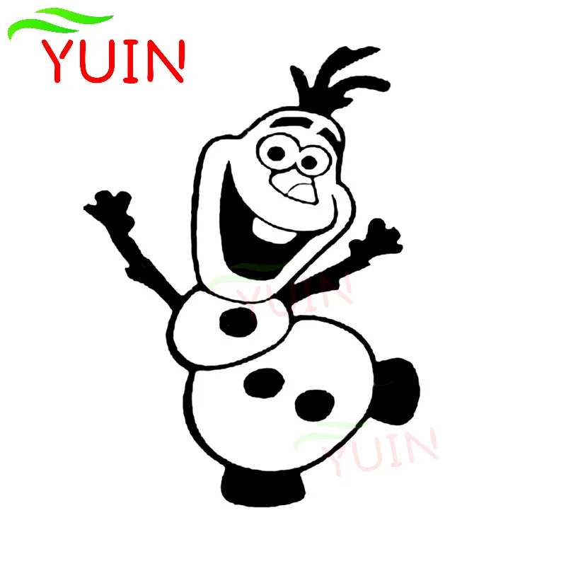 

Забавная наклейка на автомобиль Olaf Снеговик модные милые АВТОМОБИЛИ наружные двери окна из ПВХ украшение Высокое качество водонепроницаем...