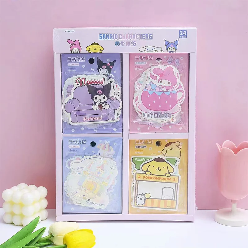 

24 шт./набор, стикеры для заметок Sanrio аниме MyMelody