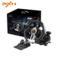 pxn v3 racing steering wheel with pedals vibration volante gaming wheel for pcps3ps4xbox onexbox series sx nintendo switch