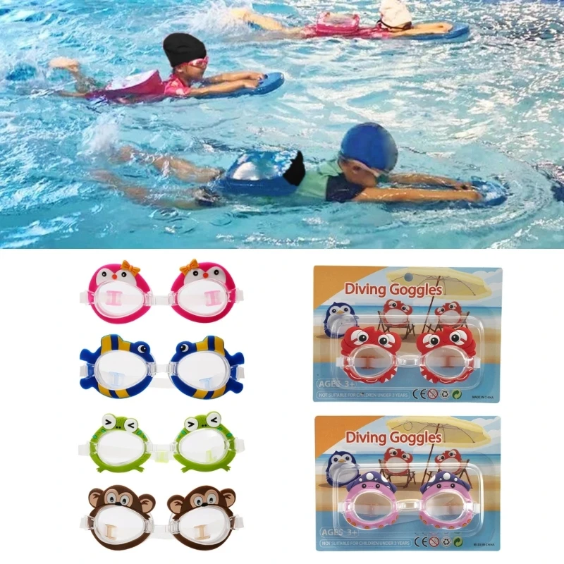 

Kids Swimming Goggles Children Diving Surfing Glasses Cute Cartoon Swimming Goggles for Boys, Girls Age 6-14 Years Old
