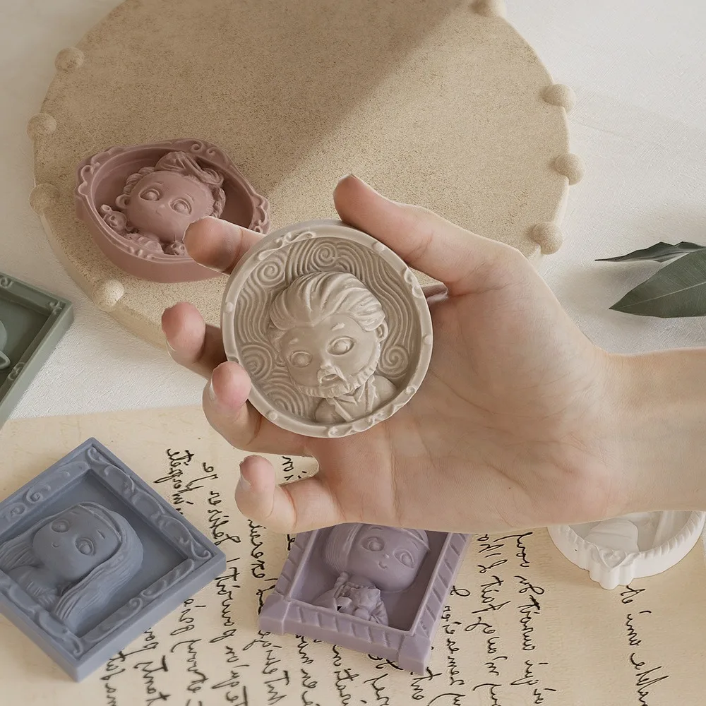 Рельефная полумерная силиконовая форма сделай сам для холодильника