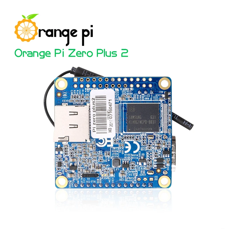 Orange Pi Zero Plus2 H3 Allwinner 512 МБ ОЗУ мини-ПК планшет запуск Android 4 Ubuntu изображение Debian -