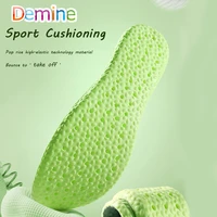 1pair wormwood deodorant insoles soft breathable sport cushioning inserts for men women boost shoe pads mesh can cut size insole