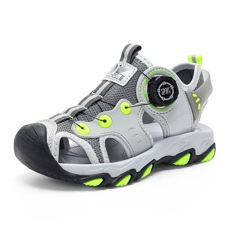 Сандалии Baotou дышащие нескользящие для мальчиков и девочек пляжные универсальные