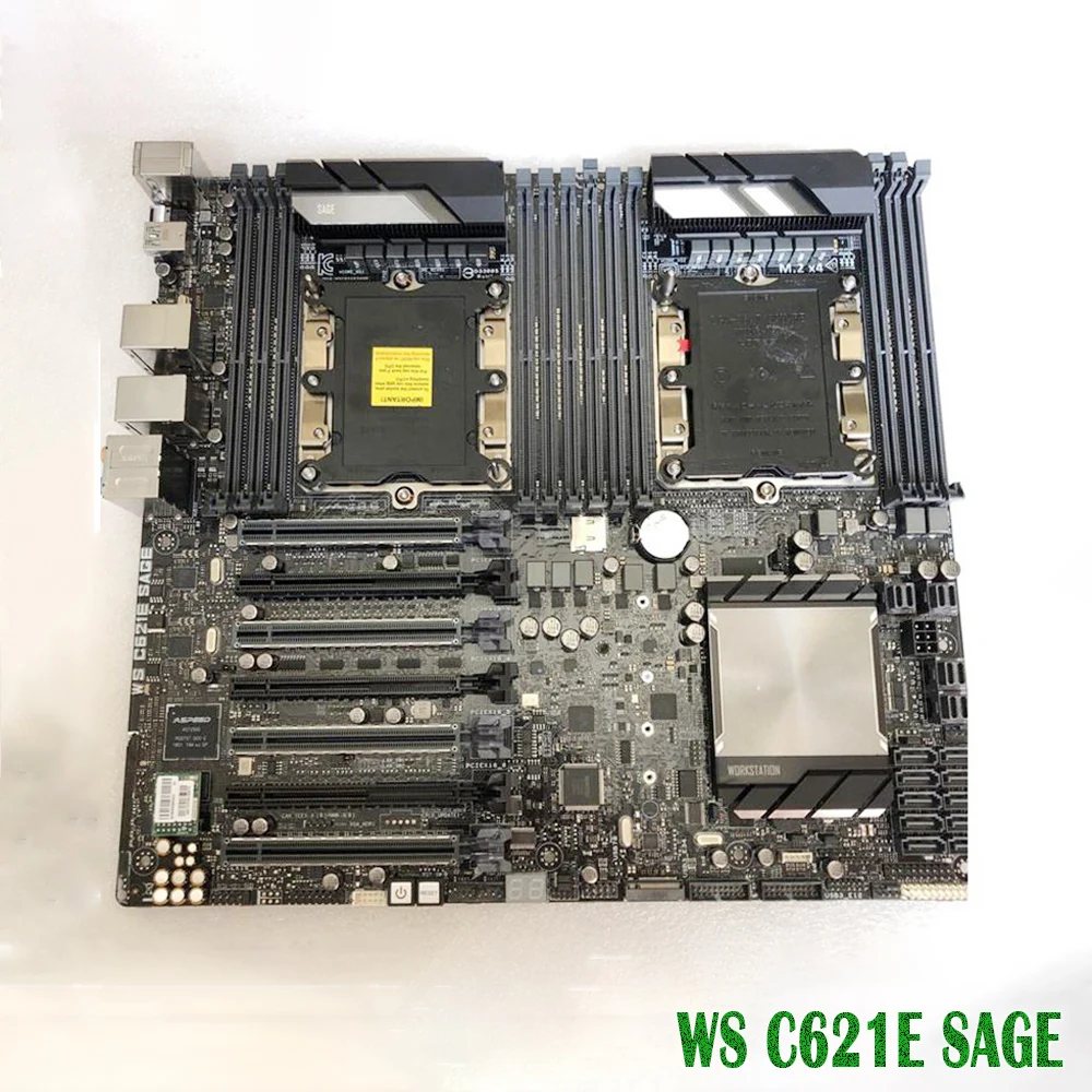 

Two-way Server Workstation Motherboard C621 LGA 3647 Support Xeon For ASUS WS C621E SAGE