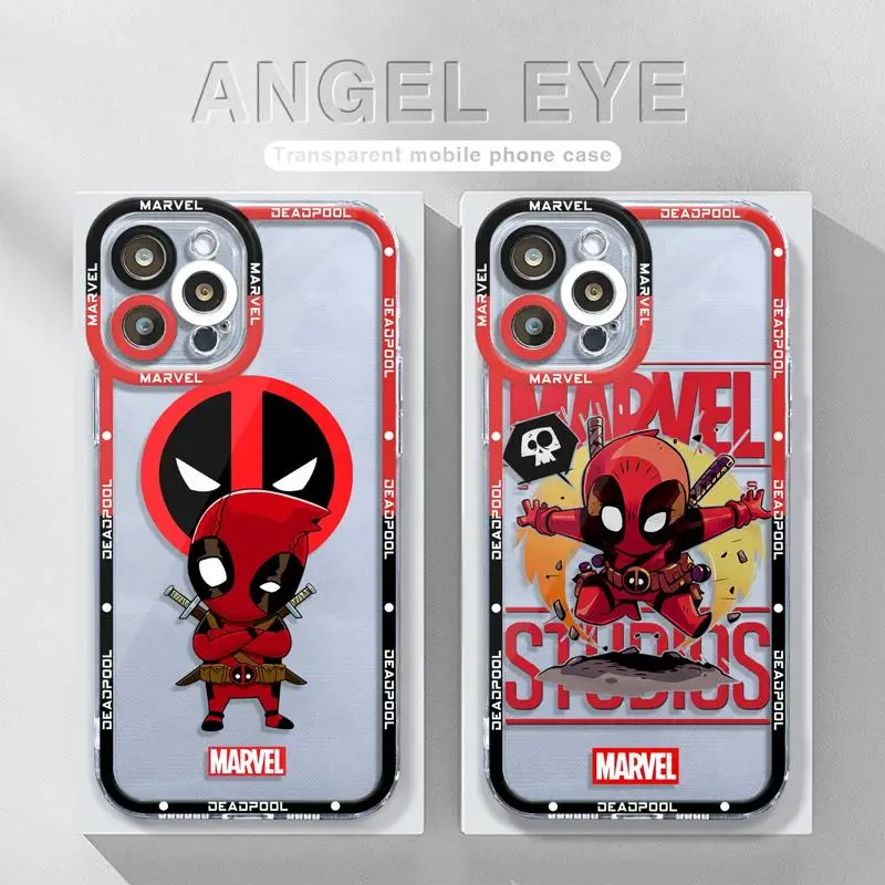 

For Samsung Galaxy S22 Ultra 5G S20 FE S23 S21 Plus S8 S10 Lite S9 S10e Note 20 10 S7 S20FE Note20 Note10 Cute Deadpool Funda