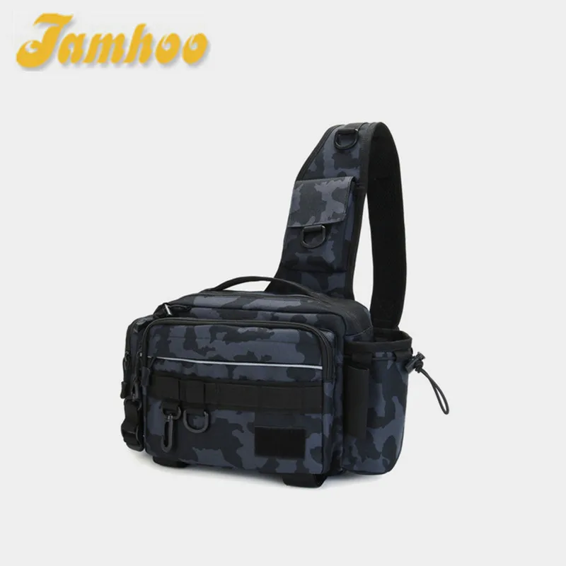 

Многофункциональные сумки для рыболовных снастей Jamhoo, сумка через плечо на одно плечо, поясная сумка, сумка для хранения рыболовных снастей и приманок