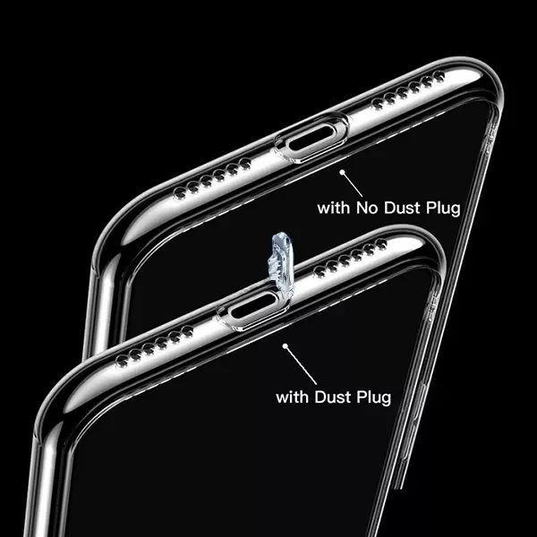 

Plug Soft Silicone Transparent for iPhone 13 12 Mini 11 Pro Max 6 6S 7 8 Plus X XR XS Max Thin TPU Back Cover Capinhas