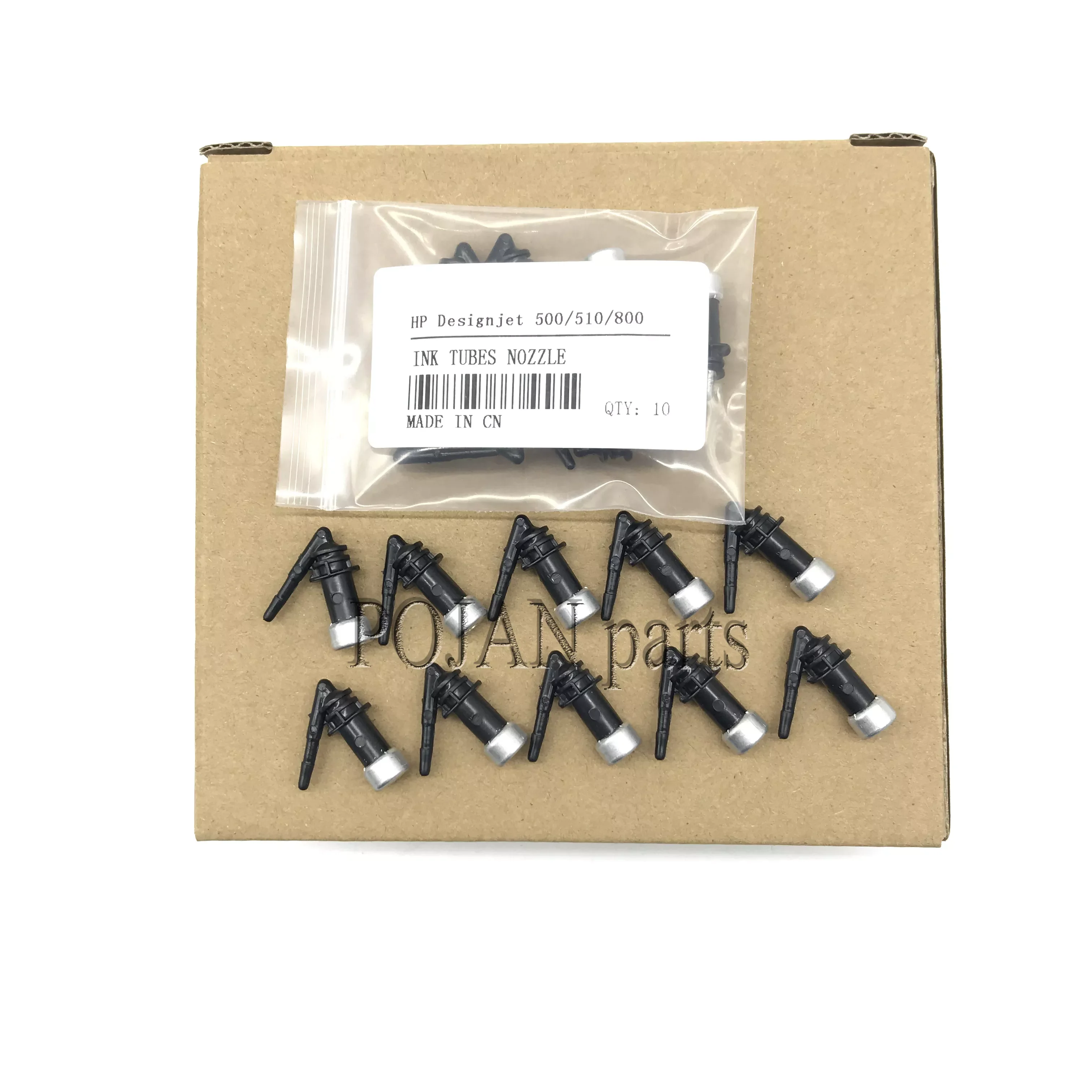

NEW2023 10pcs INK Nozzle Fix Designjet 500 510 800PS Plotter Printhead INK TUBES C7769-60381 C7770-60286 Printer Parts Free Ship