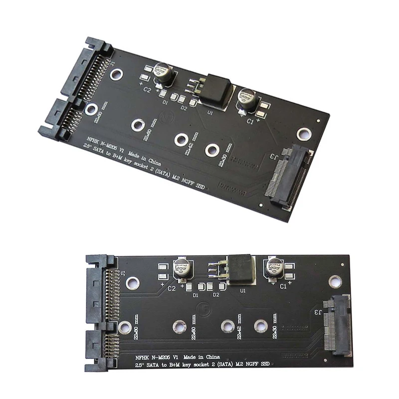 

Адаптер для карты SSD SATA 3-B + M key 2,5 дюйма, SATA M.2 NGFF