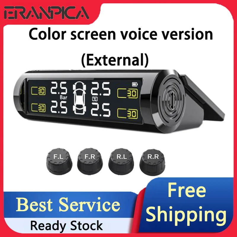 &quotEranpica Система сигнализации для автомобиля с TPMS и датчиком голоса. контроля