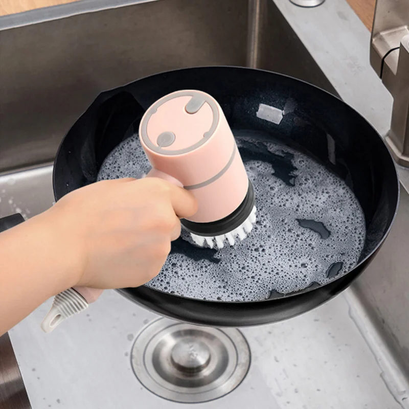 

Electric Spin Scrubber Automatic Dish Cleaning Brush Wireless USB Rechargeable Mutlifunctional Kitchen Bathtub Cleaning