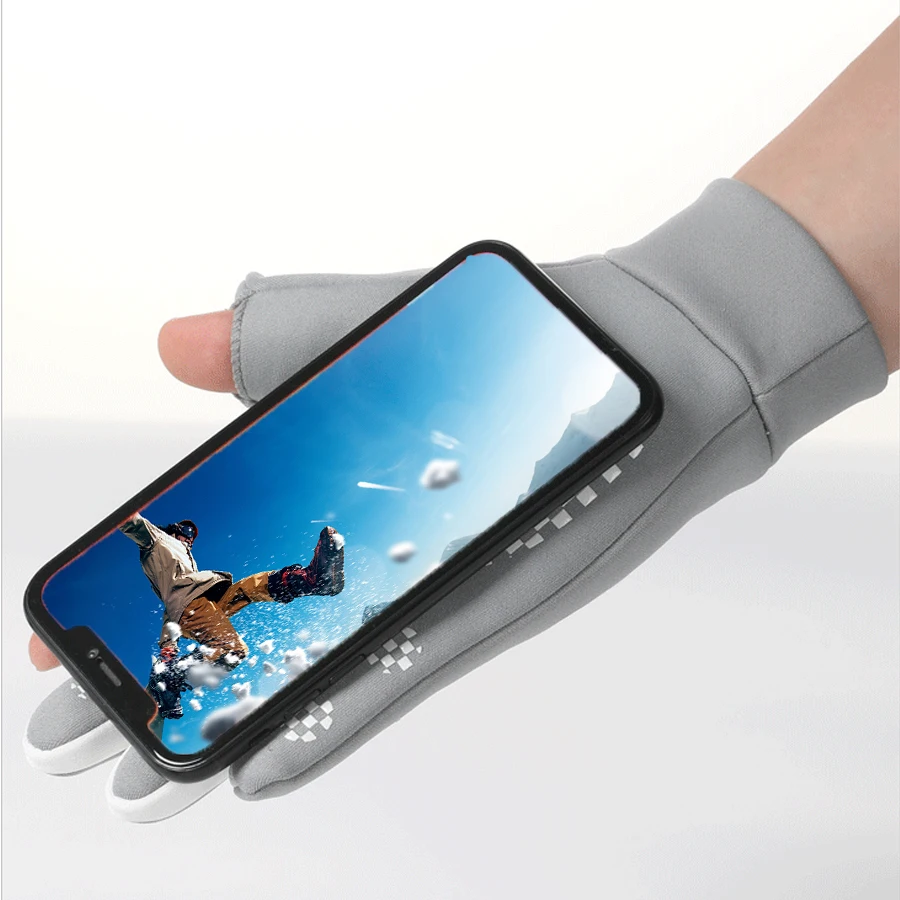 Женские Термоперчатки Совместимые С Сенсорным Экраном Зимние Варежки Тонкой