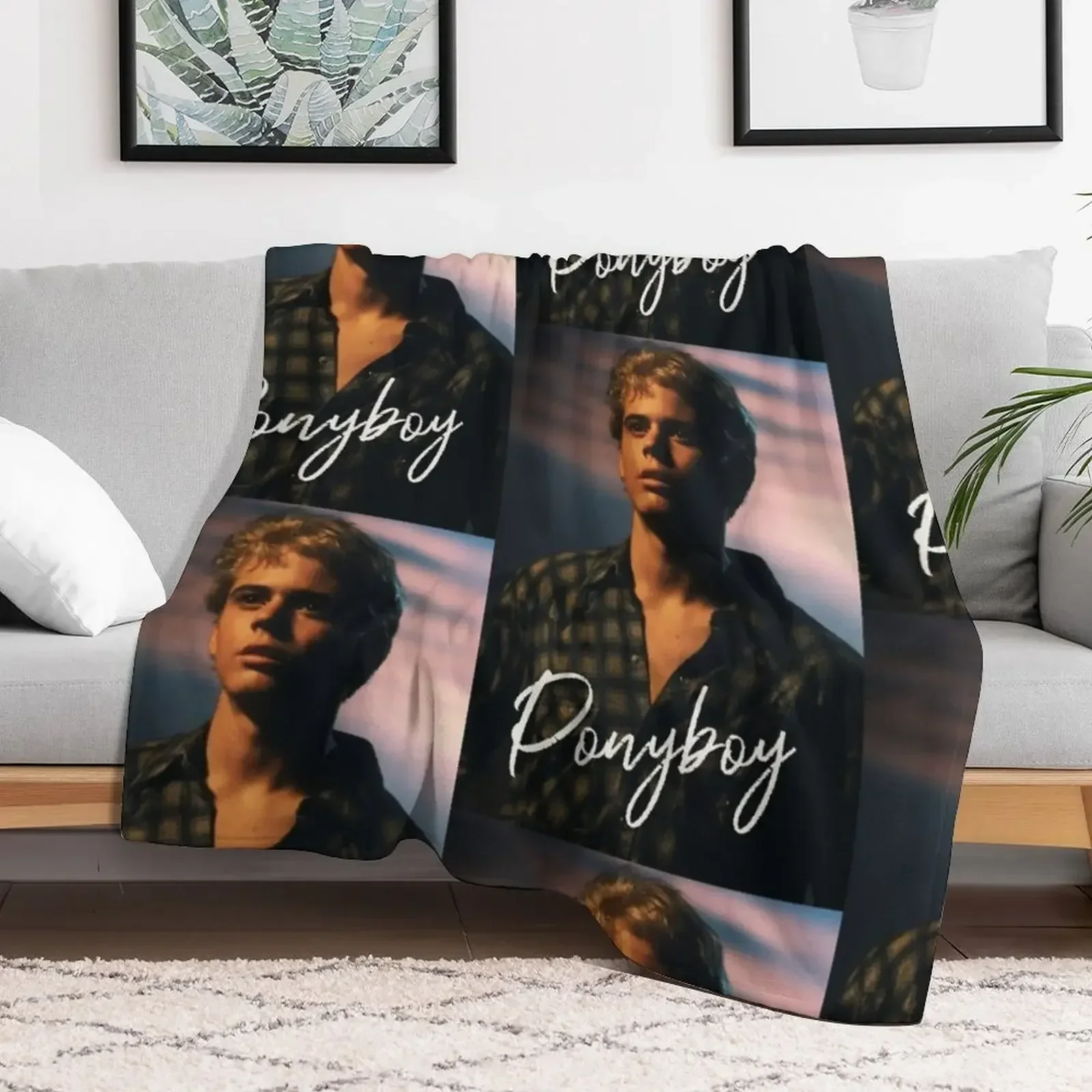 Одеяло из фильма Ponyboy The Outsiders Retros милые клетчатые тонкие роскошные утолщенные