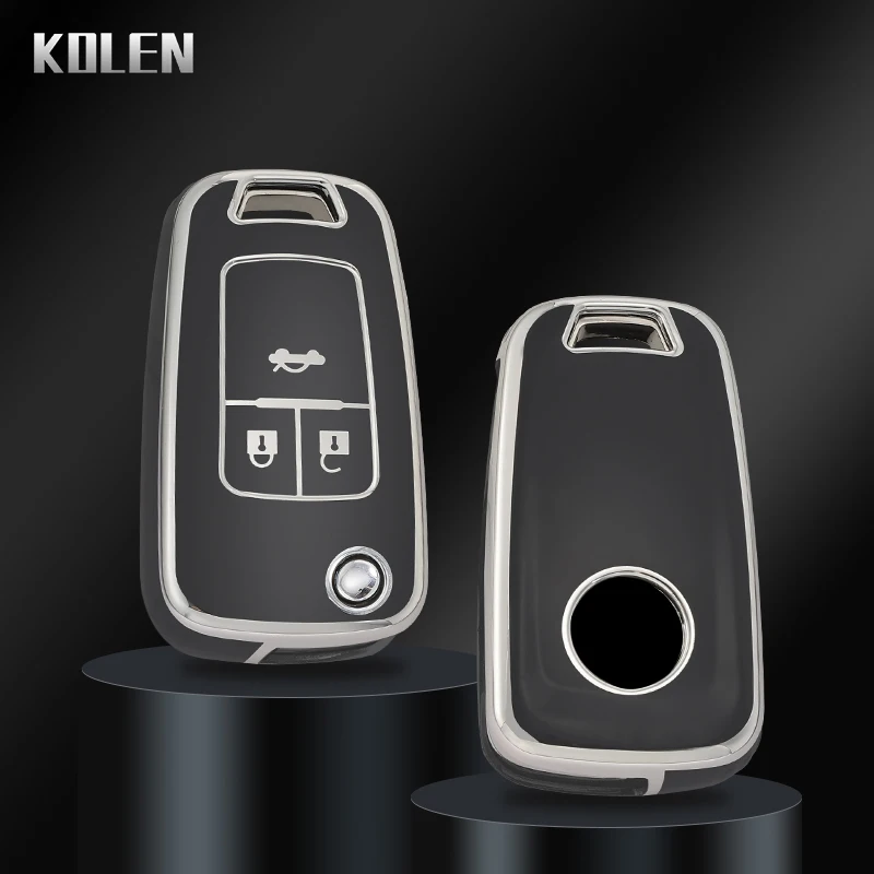 Чехол для автомобильного складного ключа из ТПУ чехол Chevrolet Cruze Aveo Trax Sail Malibu Opel