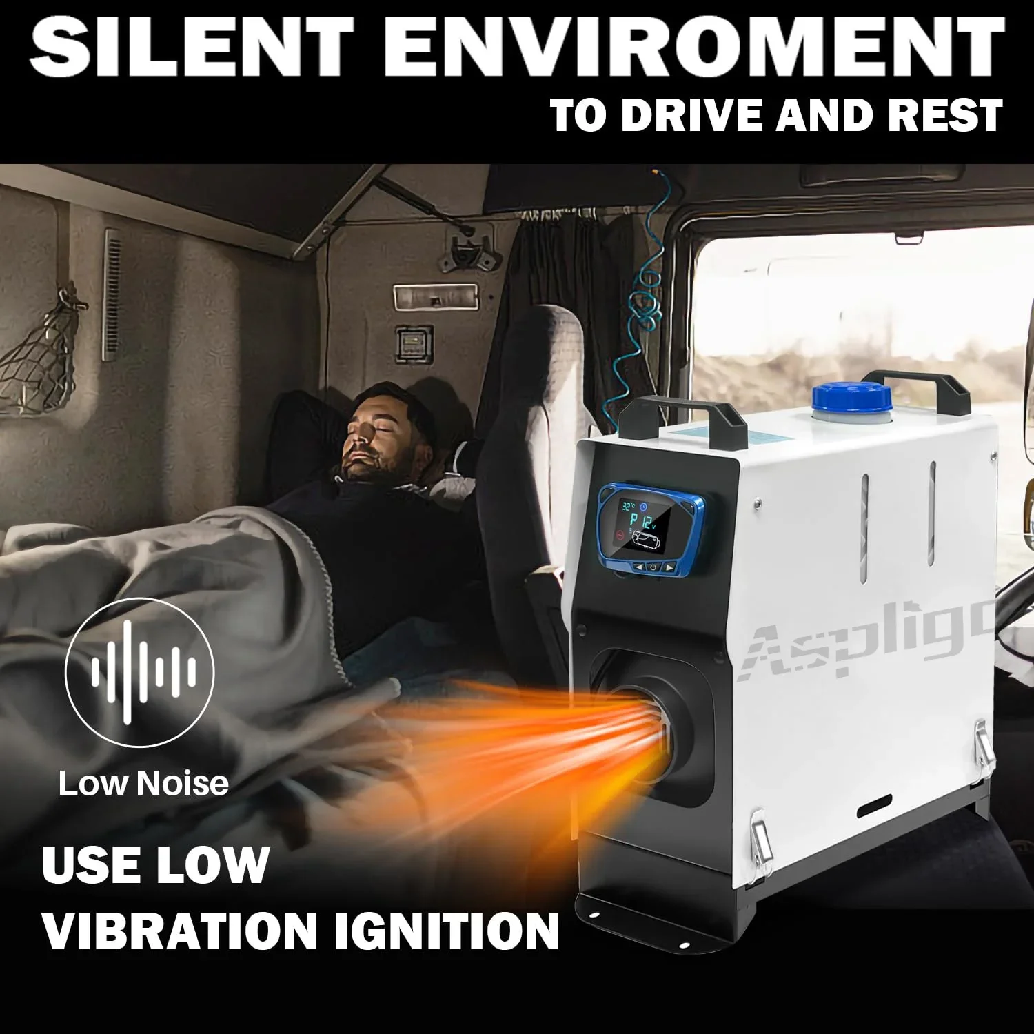 Aspligo 8 кВт 12 В автомобильный обогреватель дизельного топлива все в одном