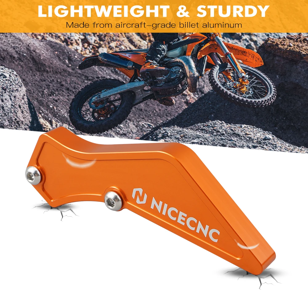 Чехол NiceCNC для мотоцикла 4T защитный чехол цепи защитная крышка KTM 250 350 EXC-F SXF XC-F