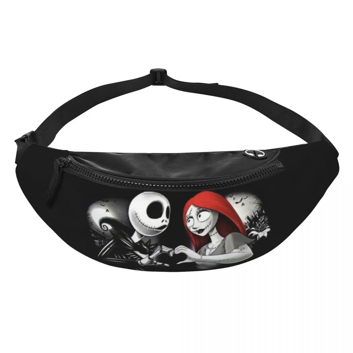 Забавная сумка для Хэллоуина Джек и Салли на заказ поясная сумочка через плечо