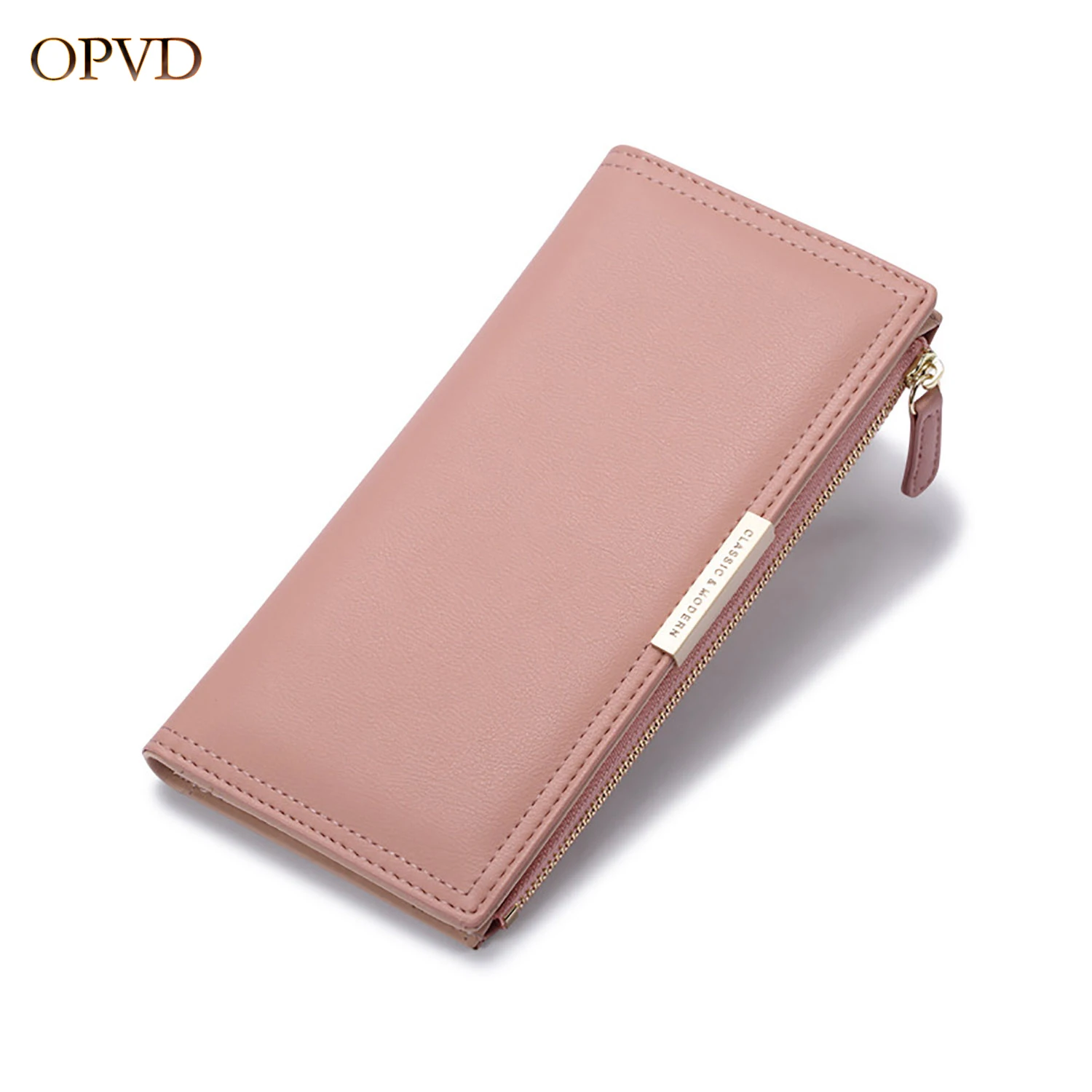 

Ladies Wallet Leather Card Holder Multi-Card Slot Ultra-Thin Casual Simple Dollar Wallet Pu Card Coin Purse