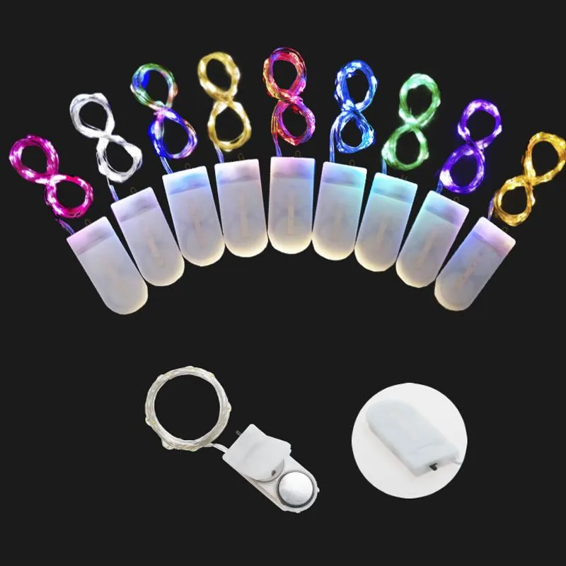 

Copper Wire String Light For Wedding Xmas Garland Party Fairy Lamp CR2032 Battery Powered LED Mini Christmas Lamp 10PCS 1/2/3/5M