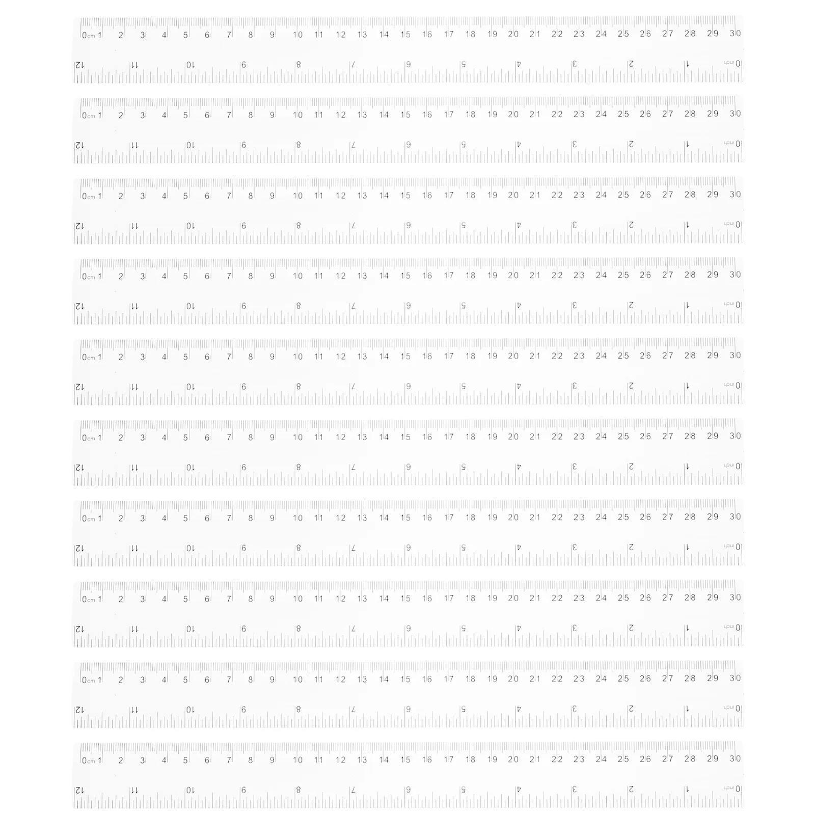 

Ruler Measuring Tool Straight Rulers Centimeters Inches Transparent School Architect Geometry Drawing Clear Kids Engineer Office