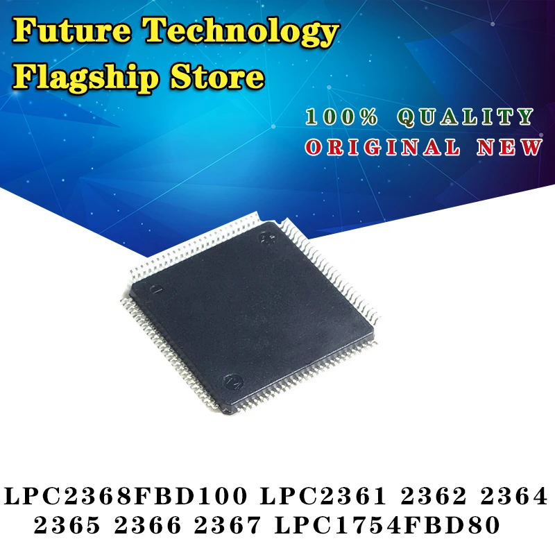 

1 pieza LPC2387FBD100 QFP100 LPC2368FBD100 LPC2366FBD100 LPC2365FBD100 QFP LPC2364FBD100 LPC2387 LPC2368 chip IC nuevo y origina